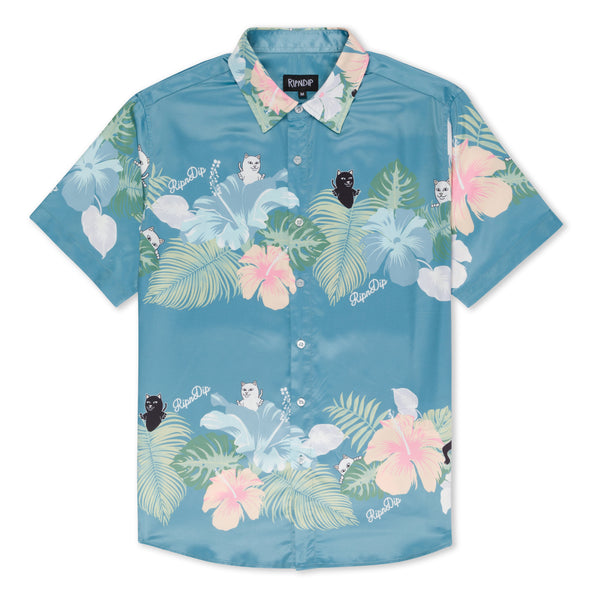 ripndip Pablo Button Up (Misty Blue)