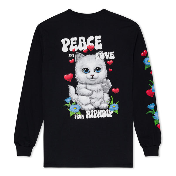 ripndip Peace Love Ripndip Long Sleeve (Black)