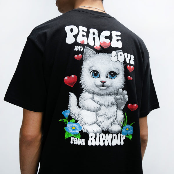 Ripndip Peace Love Ripndip Tee (Black)
