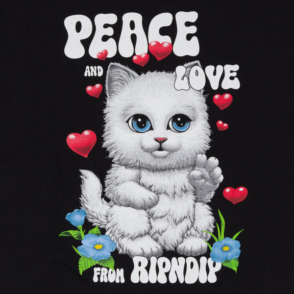 Ripndip Peace Love Ripndip Tee (Black)