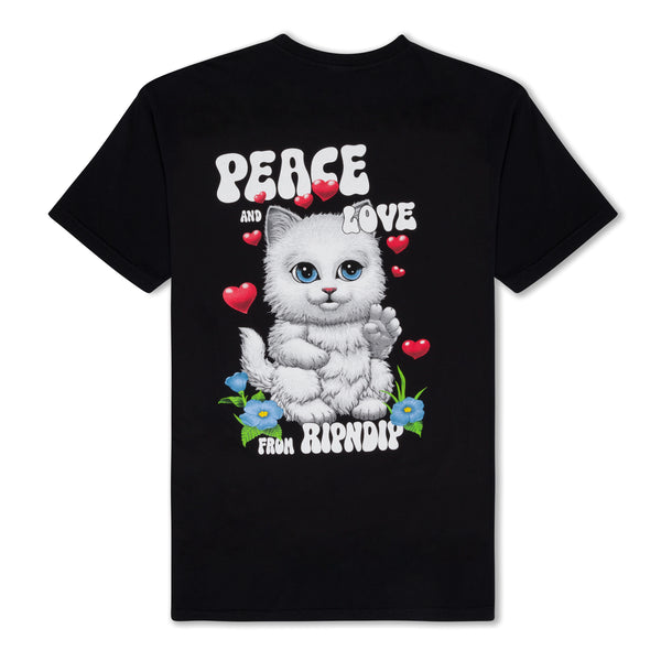 Ripndip Peace Love Ripndip Tee (Black)