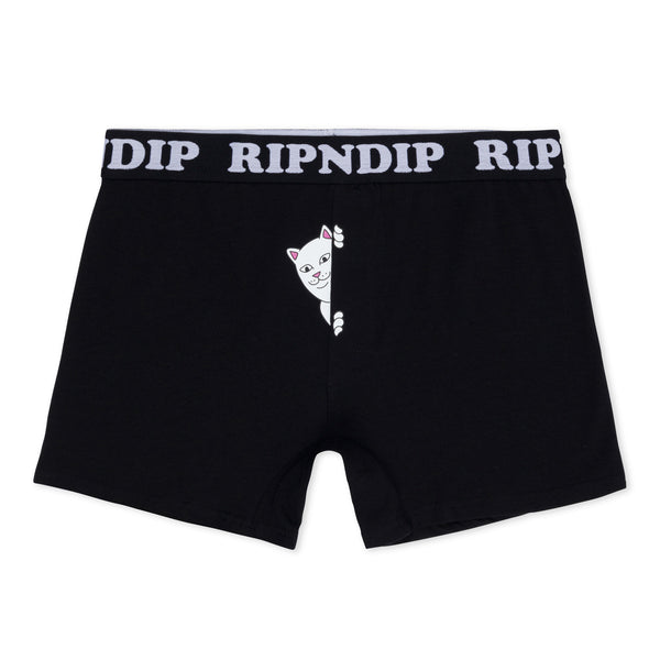 ripndip Peek A Nermal Boxers (Black)