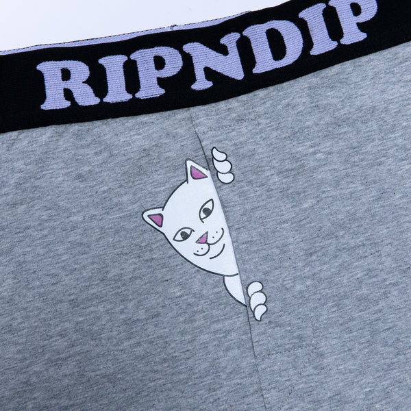 Ripndip Peek A Nermal Boxers (Heather Grey)