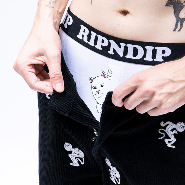 Ripndip Peek A Nermal Boxers (White)
