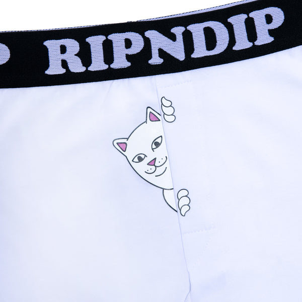 Ripndip Peek A Nermal Boxers (White)