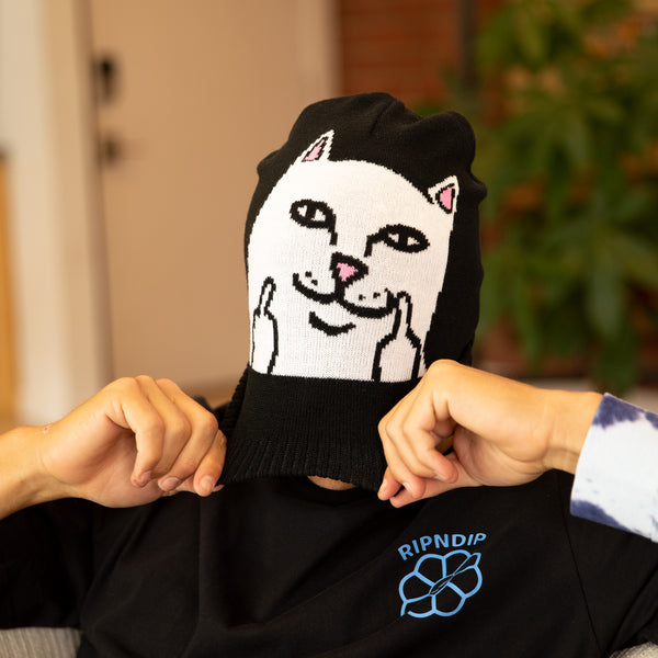 Ripndip Peeking Nermal Beanie (Black)