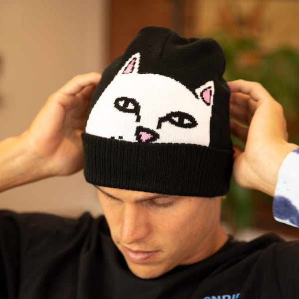 Ripndip Peeking Nermal Beanie (Black)