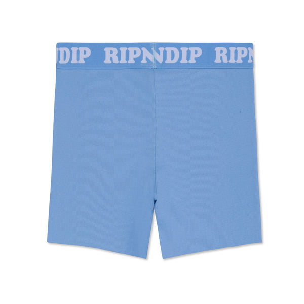 Ripndip Peeking Nermal Biker Shorts (Light Blue)