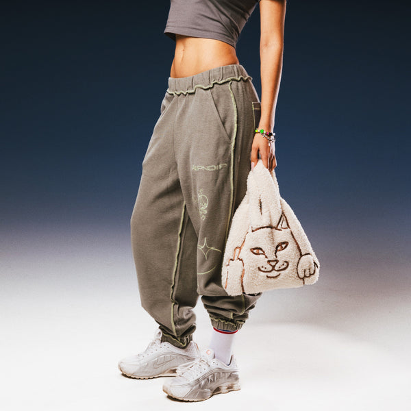 Ripndip Peeking Nermal Sherpa Tote Bag (Natural)