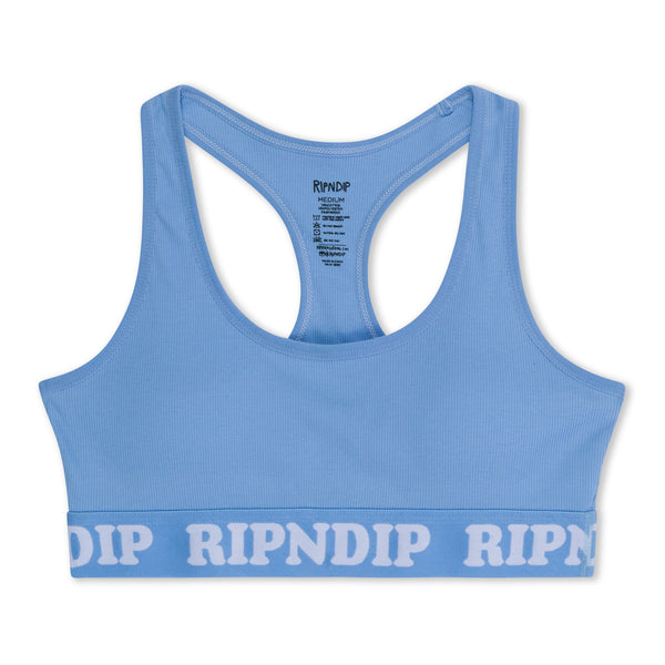 Ripndip Peeking Nermal Sports Bra (Light Blue)