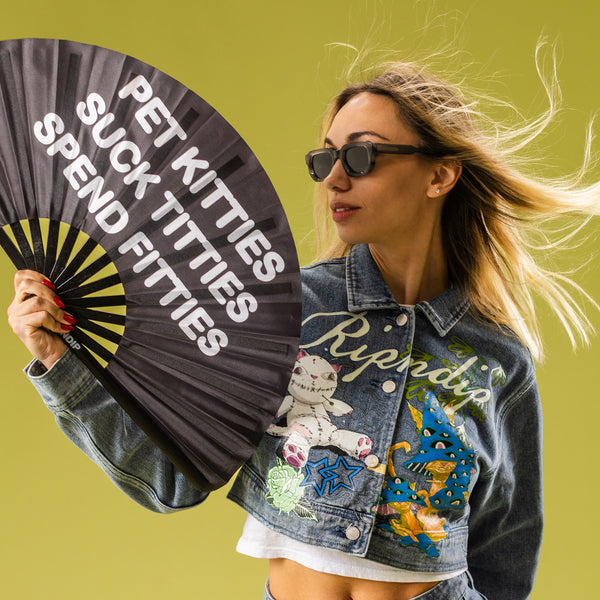 Ripndip Pet Kitties Fan (Black)