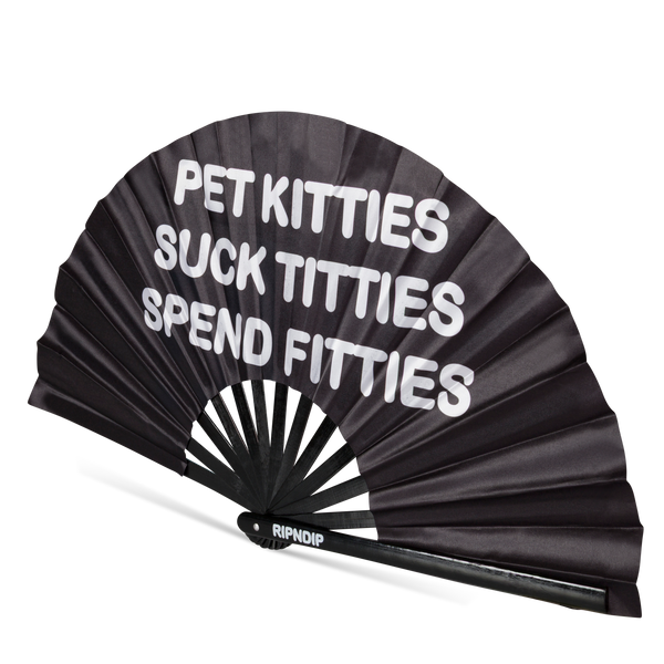 Ripndip Pet Kitties Fan (Black)