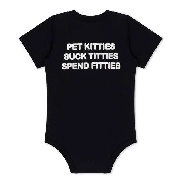 ripndip Pet Kitties Onesie (Black)