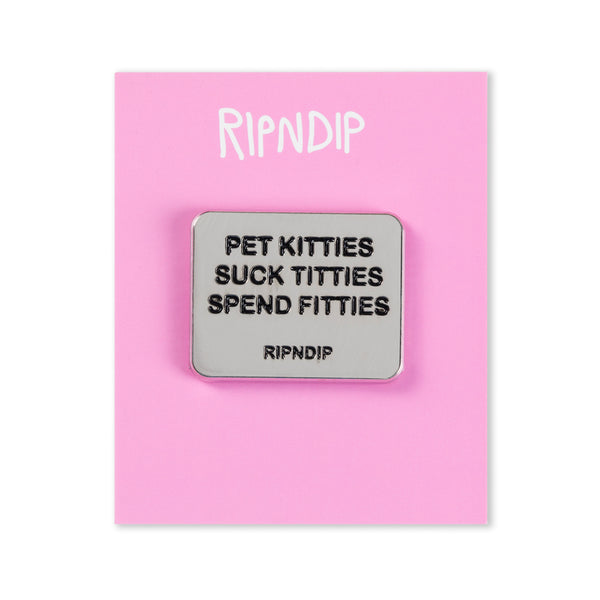 Ripndip Pet Kitties Pin (Multi)