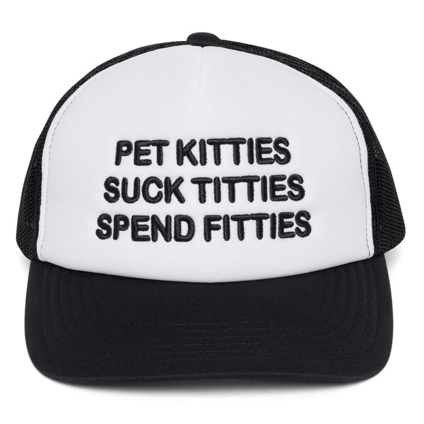 Ripndip Pet Kitties Trucker Hat (Black)