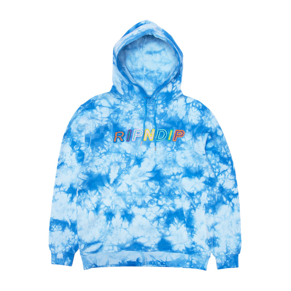 ripndip Prisma Hoodie (Blue Lightning Wash)