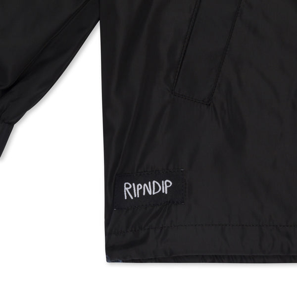 Ripndip Psychedelic Garden Coach Jacket (Black)