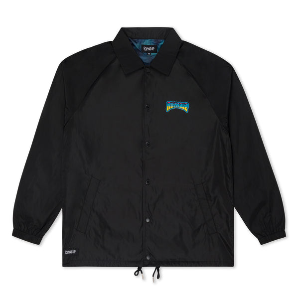 ripndip Psychedelic Garden Coach Jacket (Black)