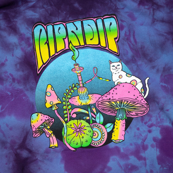 Ripndip Psychedelic Hoodie (Blue/Purple Lightning)
