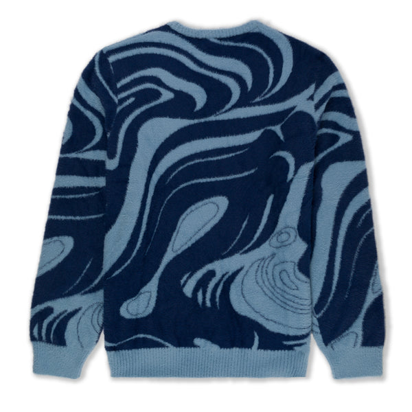 Ripndip Psychedelic Mohair Knit Sweater (Dark Slate)