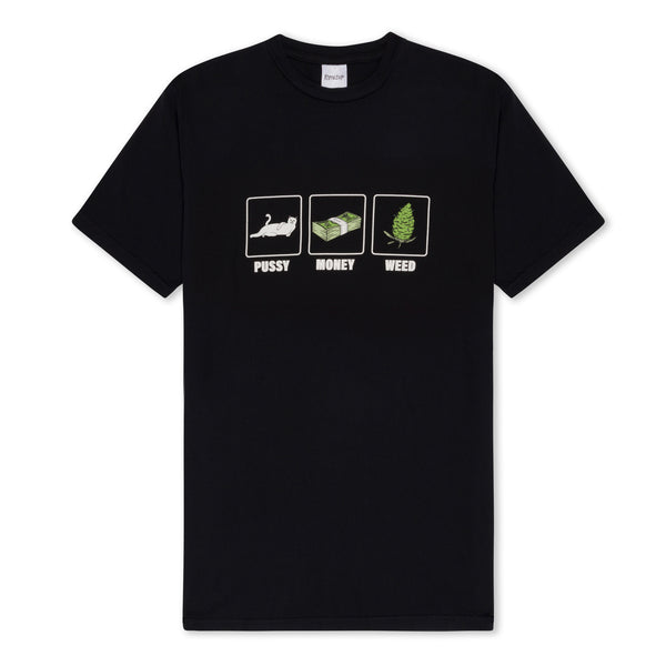 ripndip Pu$$y Money Weed Tee (Black)