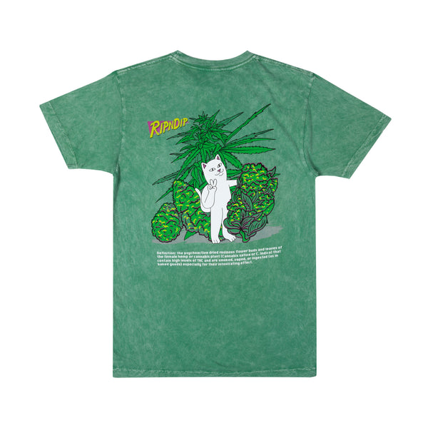 Ripndip Purple Haze Tee (Green Vintage Wash)