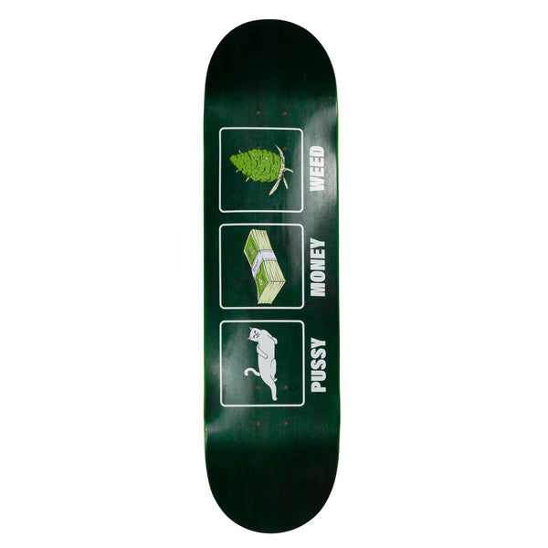 ripndip Pussy Money Weed Board (Teal)