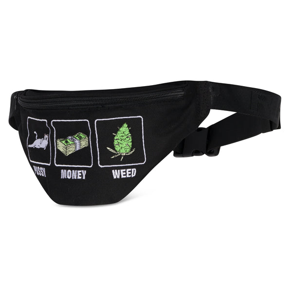 Ripndip Pussy Money Weed Fanny Pack (Black)