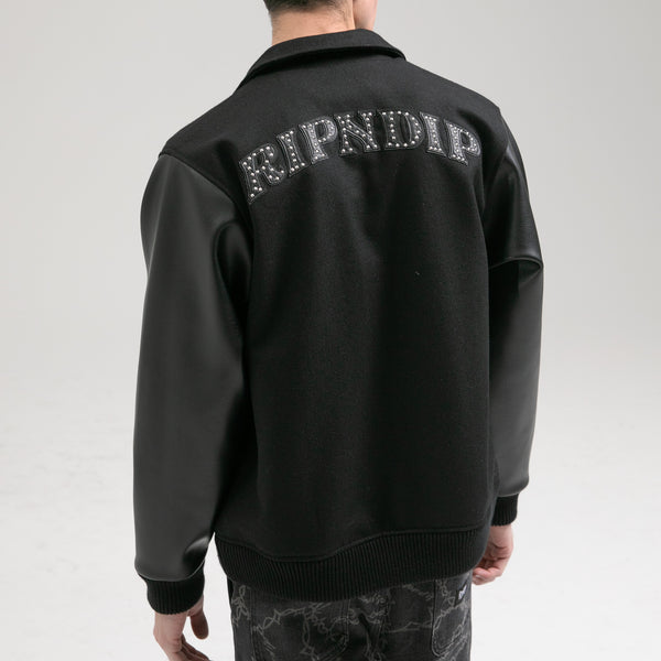 Ripndip Rari Varsity Jacket (Black)