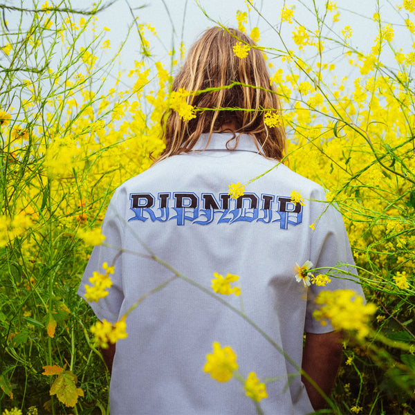 Ripndip Rich Spirit Quarter Zip Shirt (Light Blue)