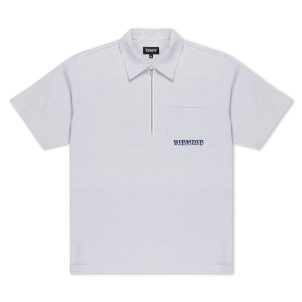 ripndip Rich Spirit Quarter Zip Shirt (Light Blue)