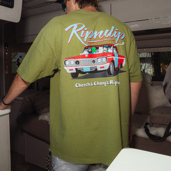 Ripndip Riders Tee (Light Forest)