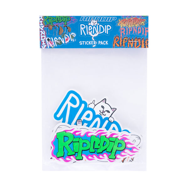 Ripndip RIPNDIP Logo Sticker Pack (Multi)
