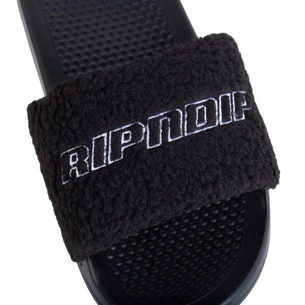Ripndip Ripndip Sherpa Slides (Black)