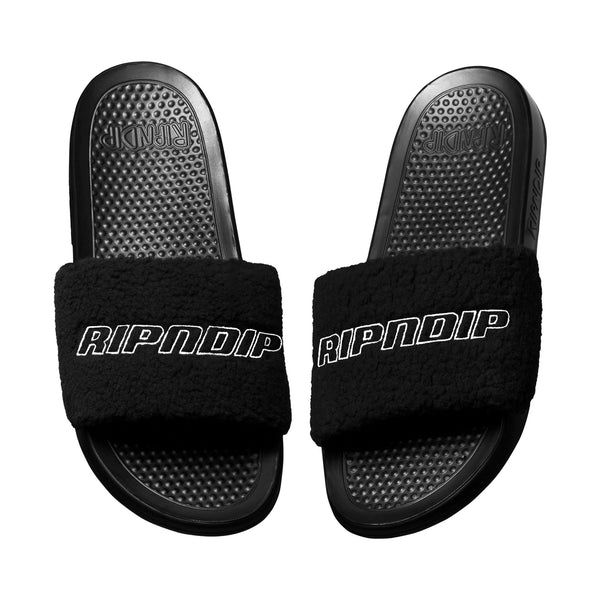 ripndip Ripndip Sherpa Slides (Black)