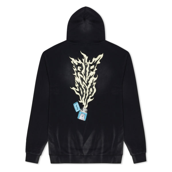 ripndip Ripnlit Hoodie (Black Vintage Wash)