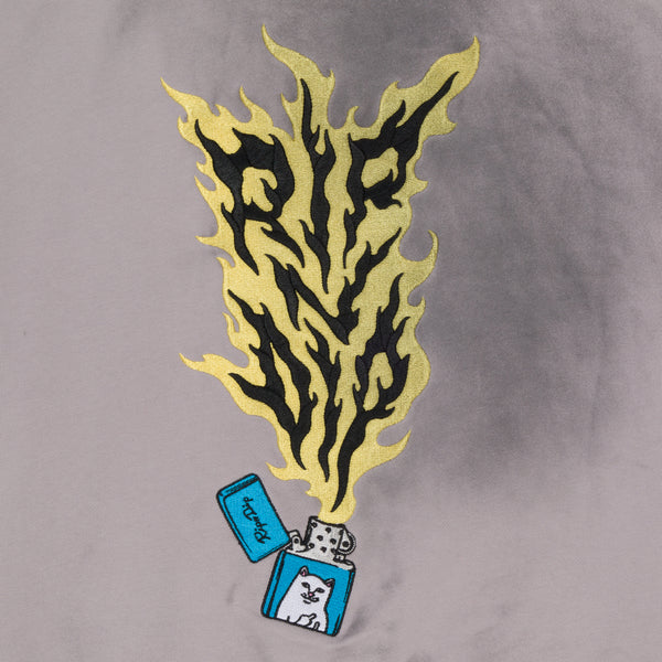 Ripndip Ripnlit Hoodie (Charcoal Faded Wash)