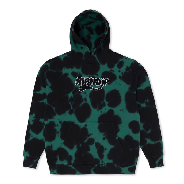 ripndip Ripntail Hoodie (Green/Black Tie Dye)