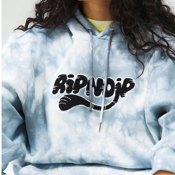 Ripndip RIPNTAIL Hoodie (Grey Lightning Wash)