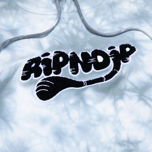 Ripndip RIPNTAIL Hoodie (Grey Lightning Wash)