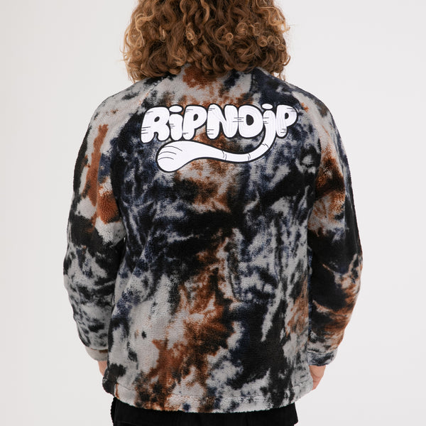 Ripndip RIPNTAIL Sherpa Jacket (Tie Dye)