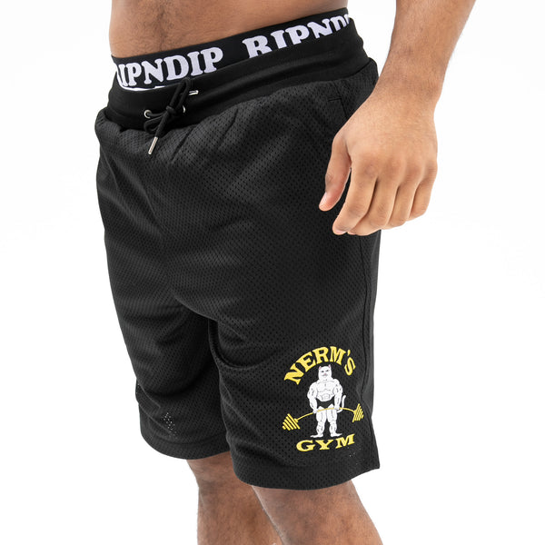 Ripndip Ripped N Dipped Mesh Shorts (Black)