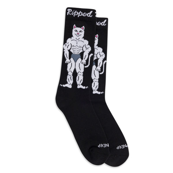 ripndip Ripped N Dipped Socks (Black)
