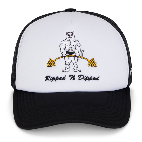 Ripndip Ripped N Dipped Trucker Hat (Black)