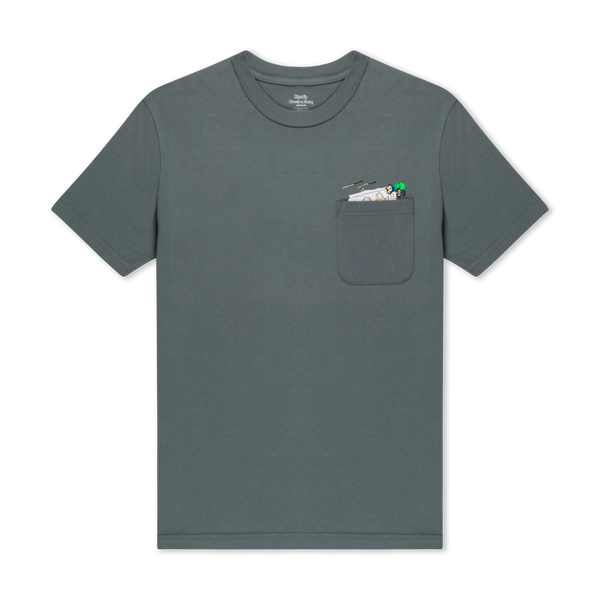 Ripndip Roll Me Up Pocket Tee (Charcoal)