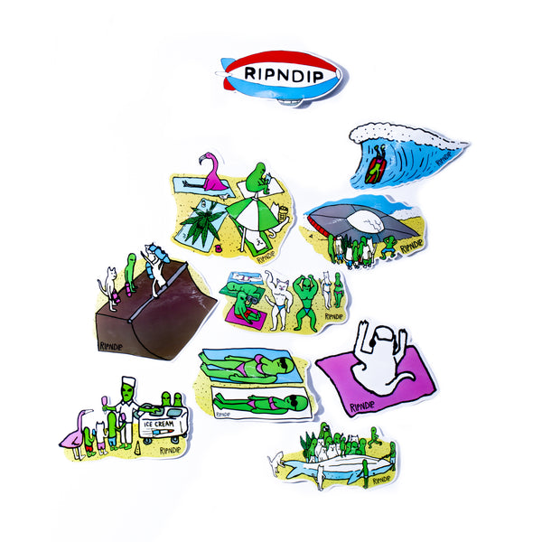 Ripndip Roswell Beach Sticker Pack (Multi)