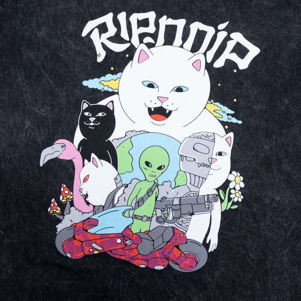 Ripndip Runaway Tee (Black Mineral Wash)