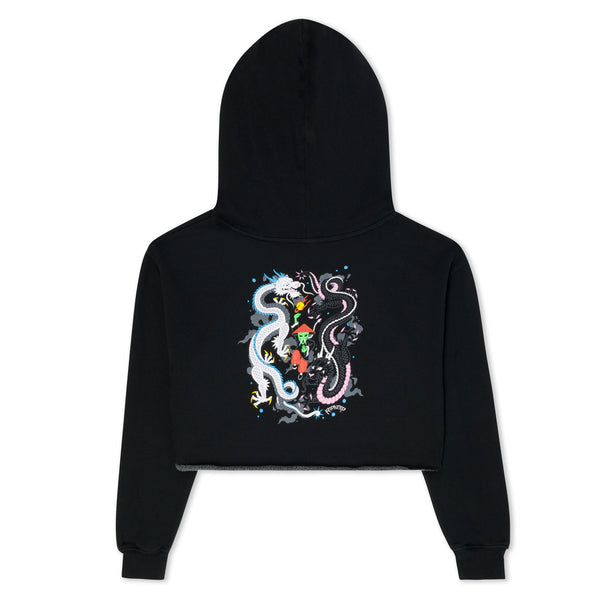 Ripndip Ryu Cropped Hoodie (Black)