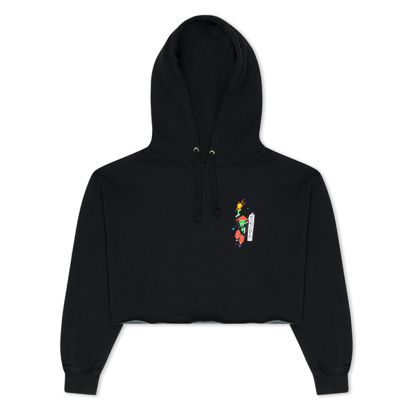 Ripndip Ryu Cropped Hoodie (Black)
