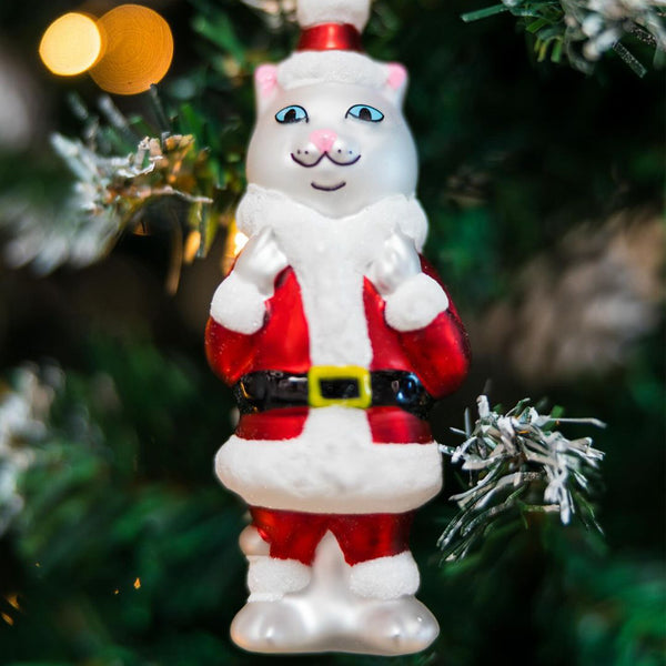 Ripndip Santa Nerm Christmas Ornament (Red)